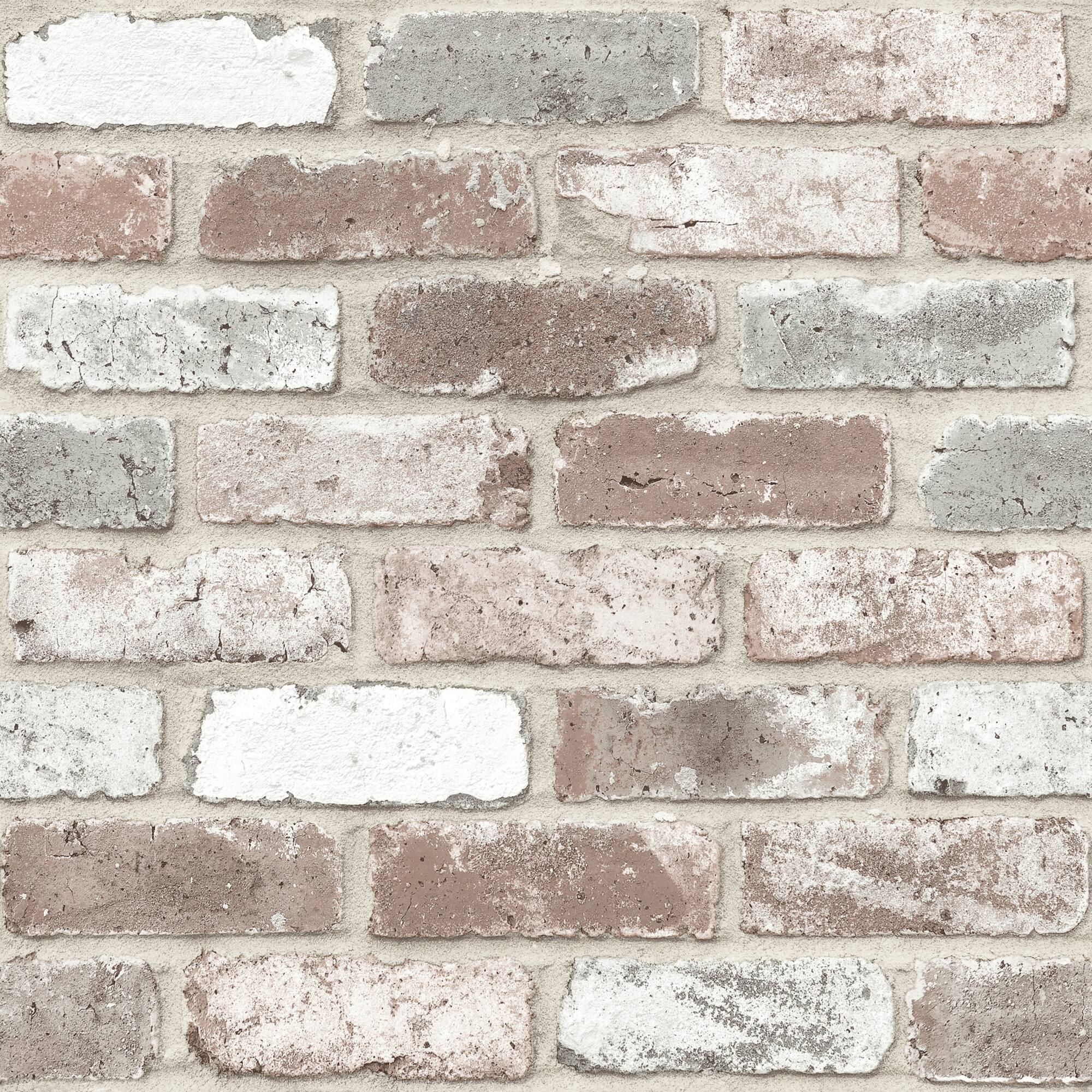 RoomMates Reclaimed Brick Peel & Stick Wallpaper
